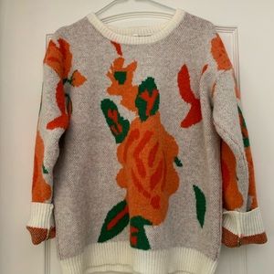 Floral Sweater
